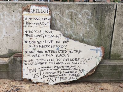 Sign at the Cove